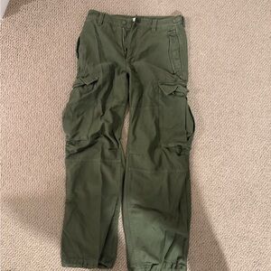 Aritzia Green Cargo Pants